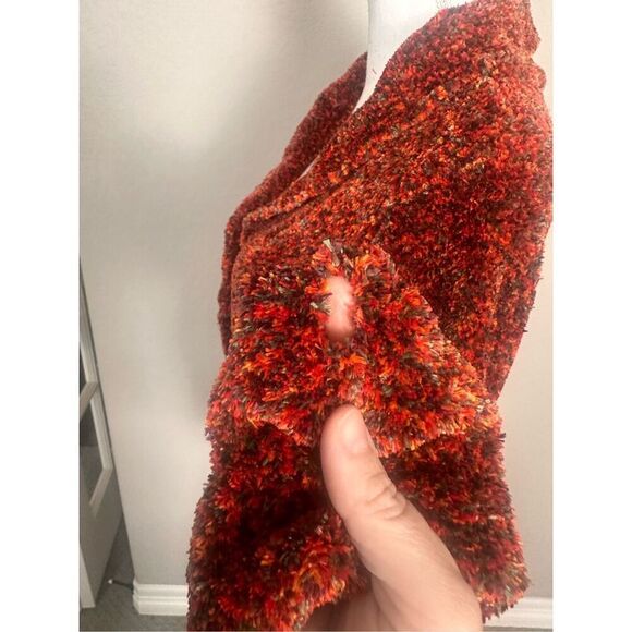 Y2K 90’s Style Multicolor Knitted Cardigan CB Design Medium hole - Picture 3 of 7